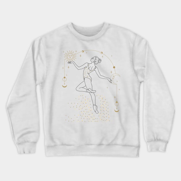 Dancing with the stars Crewneck Sweatshirt by Kahytal